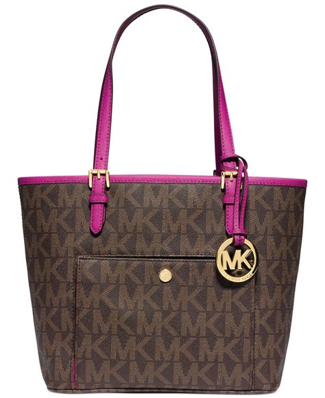 michael kors jet set logo medium tote|michael kors designer tote jetset.